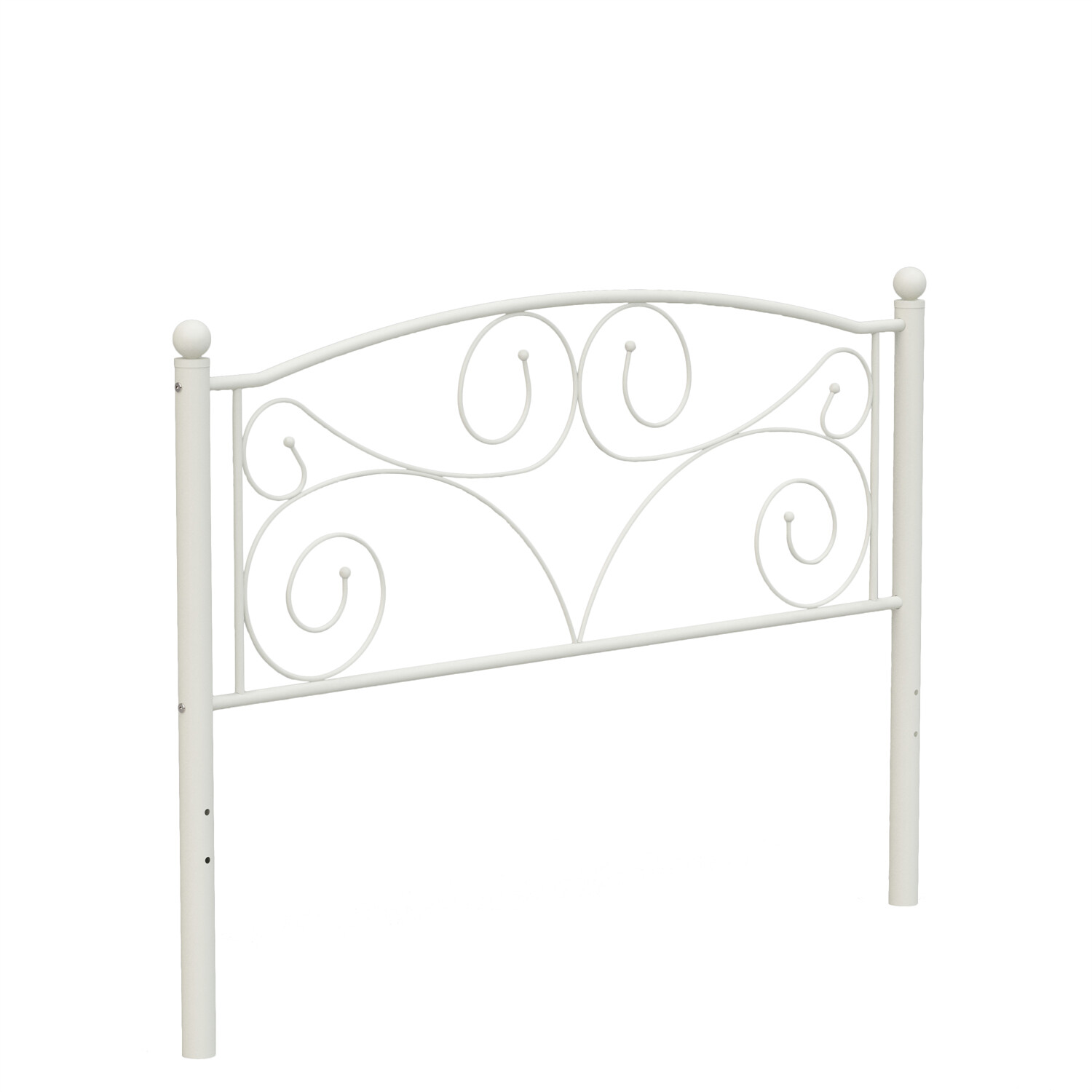 Full Size Bed Frame Metal Platform Bed Frame Sturdy Slat Support White US