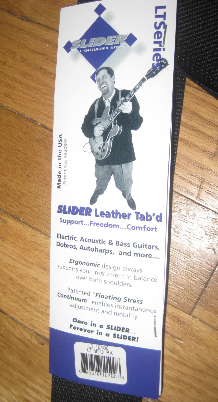 Slider Guitar Strap Adjustable for Multiple String Instruments