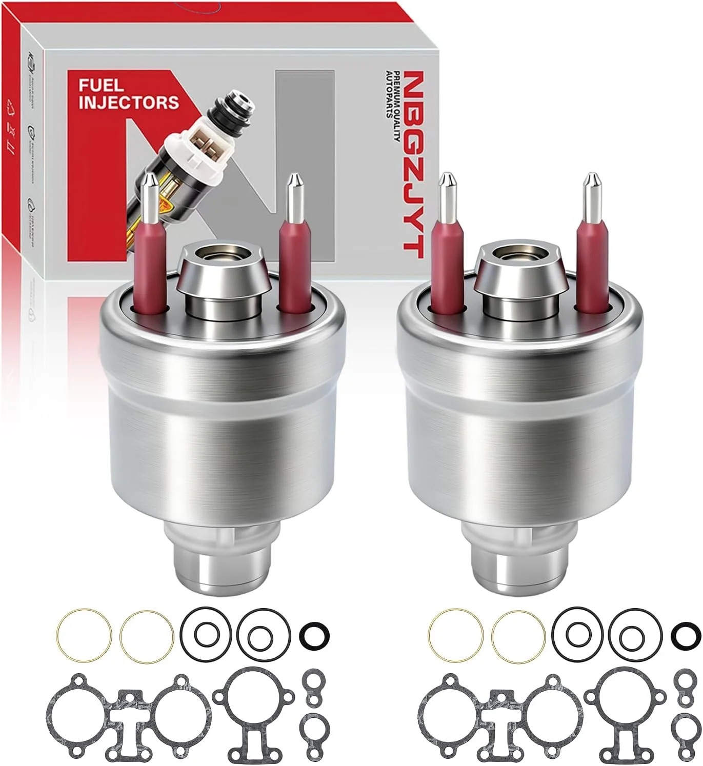 Set of 2 Fuel Injectors Compatible with 1987-1995 Chevy GMC 5.7L V8 Fit C1500