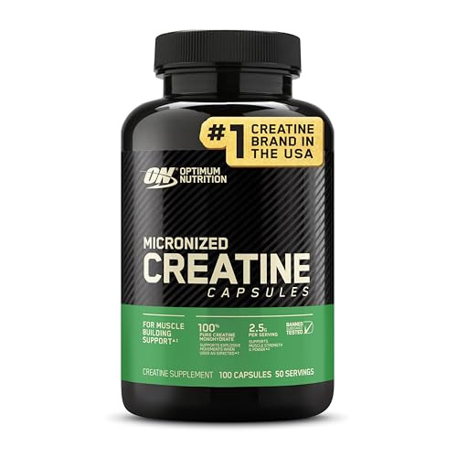 Optimum Nutrition Mikronizə Kreatin 2.5g (100 Kapsul / 50 Porsiya)