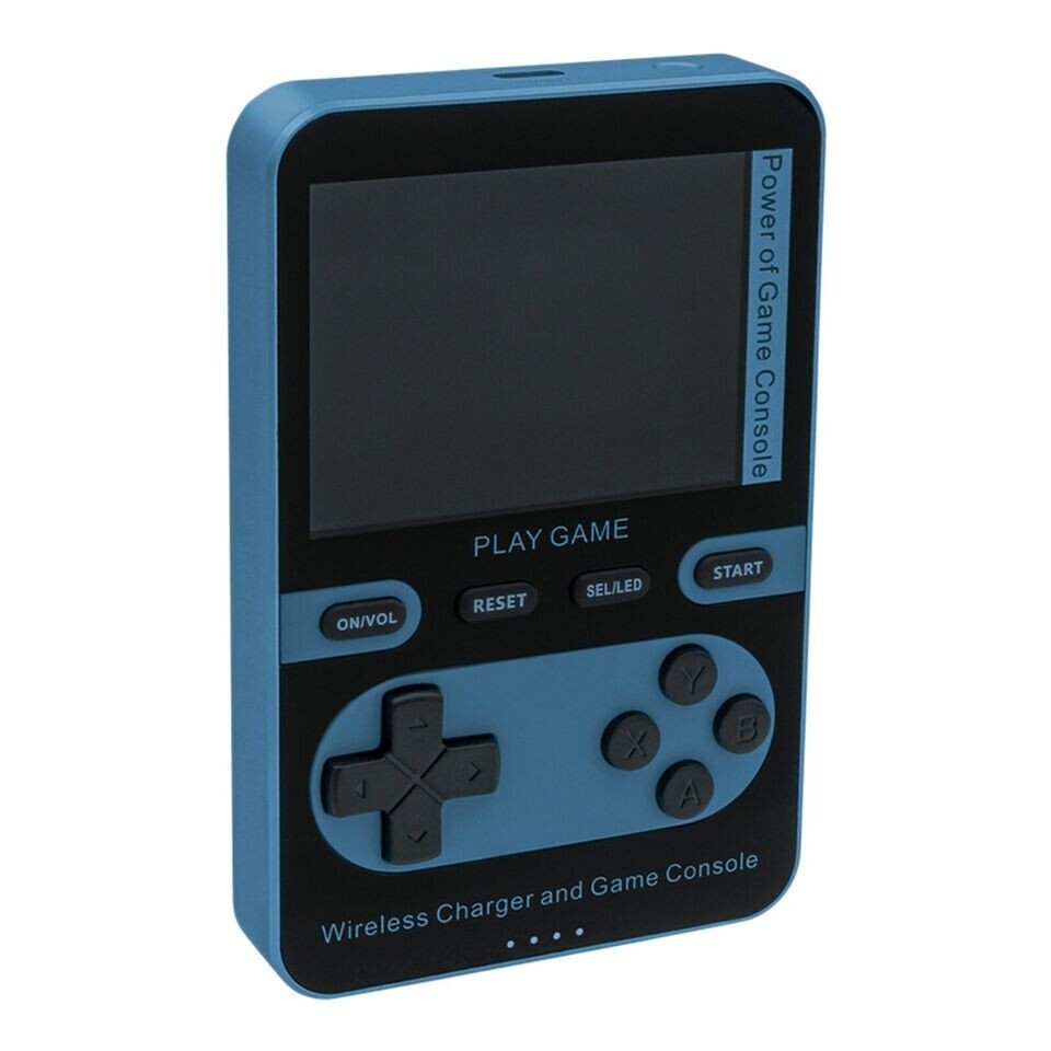 Kastar 2 In 1 Handheld Game Console 500 Classic Mini Games Magnetic Power Bank