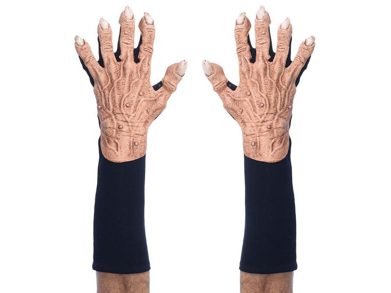 Adult Monster Gloves Halloween Costume Accessory Spooky Fun Latex Haunted House