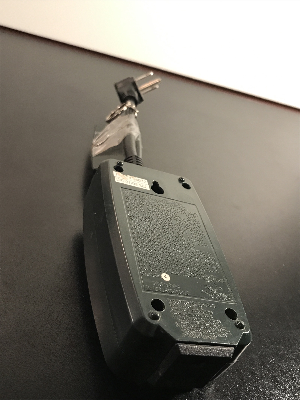 Genuine STANLEY Remote Control Outlet Model 51183 With Remote Indoor Damp Area