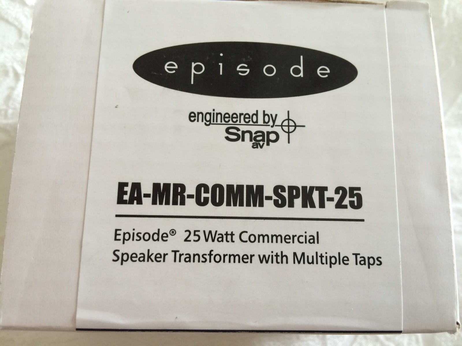 Episode Commercial Speaker Transformer EA-MR-COMM-SPKT-25, Multiple Taps NEW
