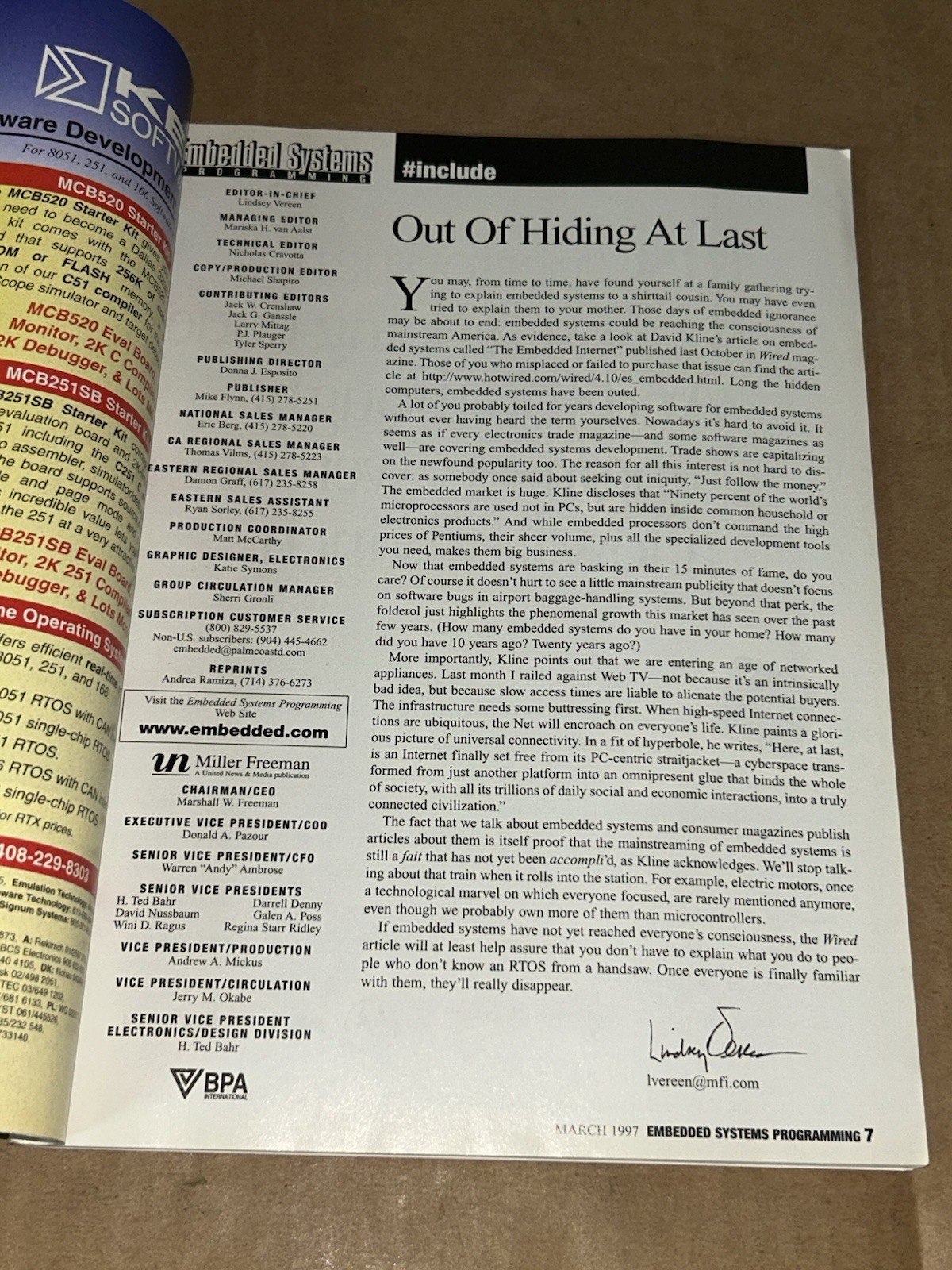 March 1997 Embedded Systems Programming Magazine Volume 10 Issue #3