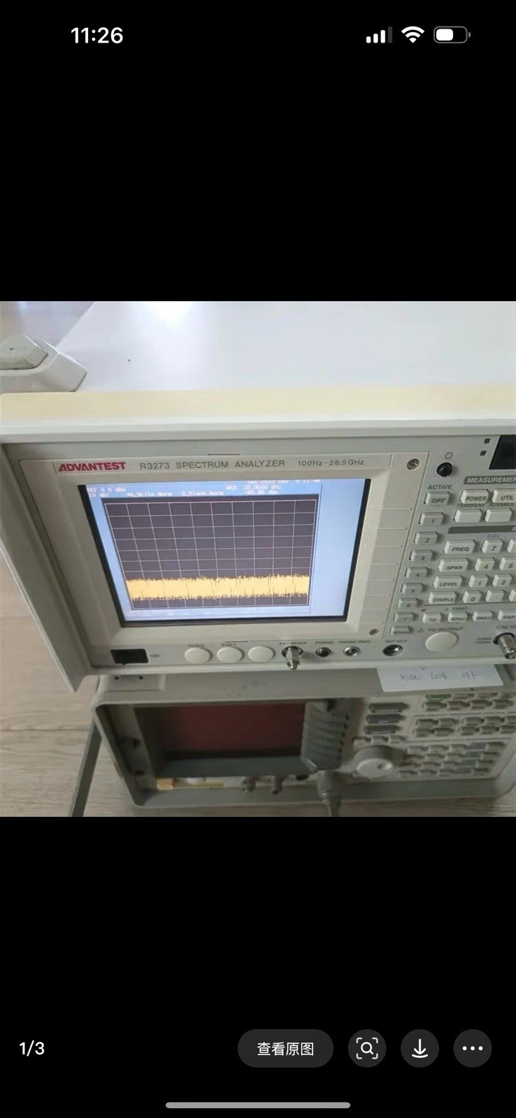 Advantest R3273 100 Hz to 26.5 GHz Spectrum Analyzer