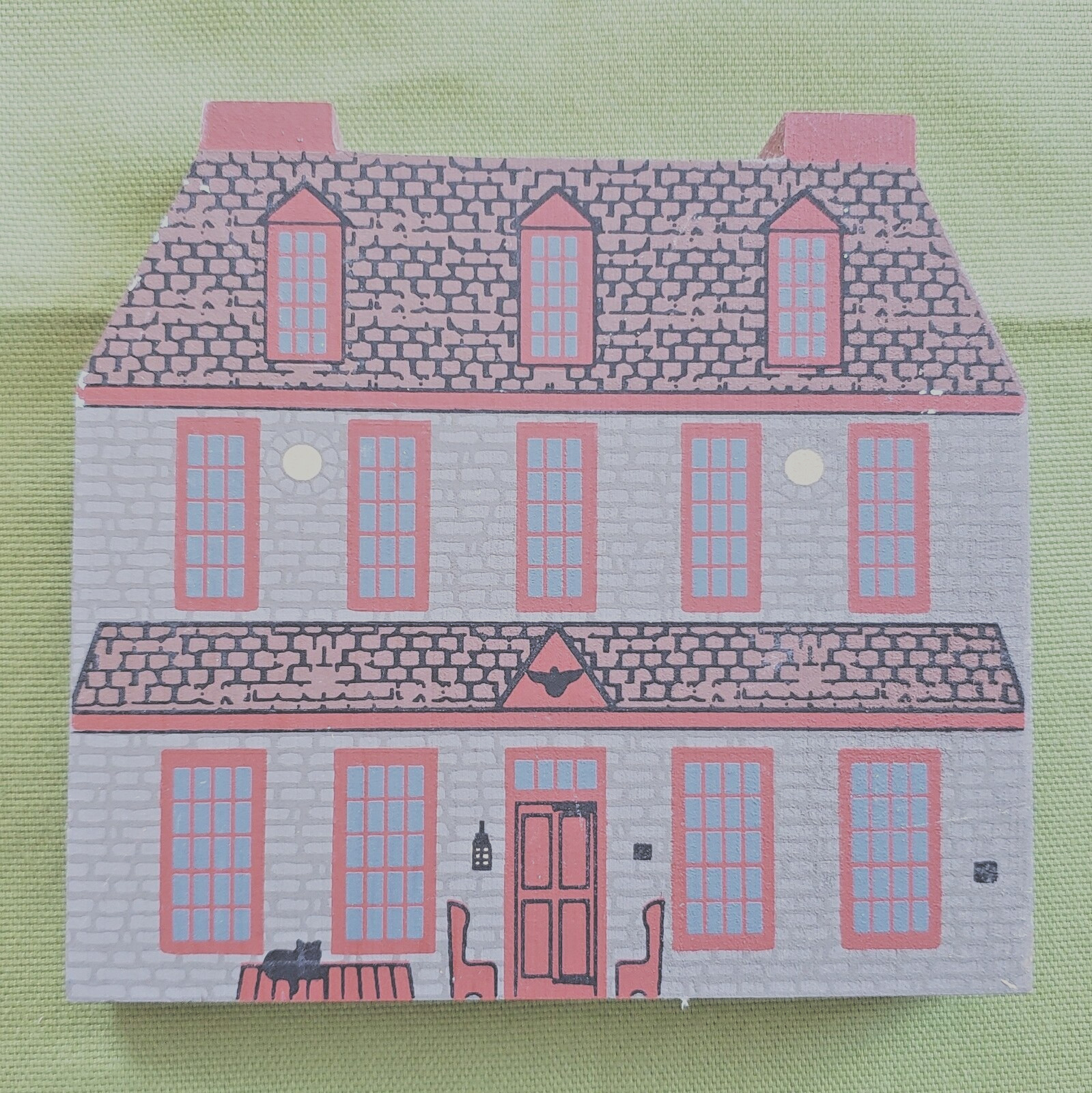 The Cat's Meow Strasburg Pennsylvania Limestone Inn B & B Signed 1990 Wood