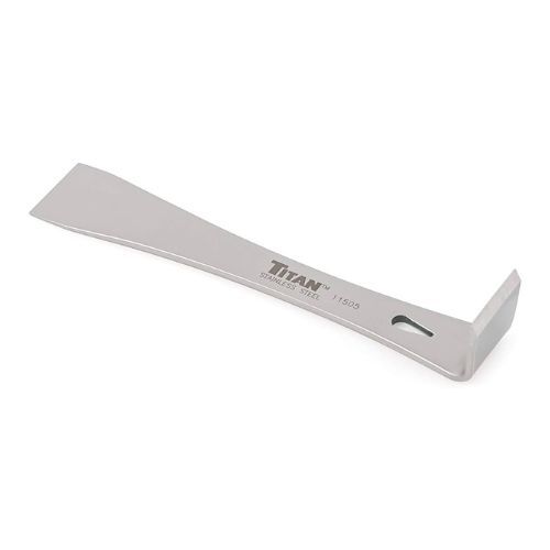 Titan 11505 5-1/2" Mini Pry Bar, Precision Crowbar Tool, High-Strength Alloy