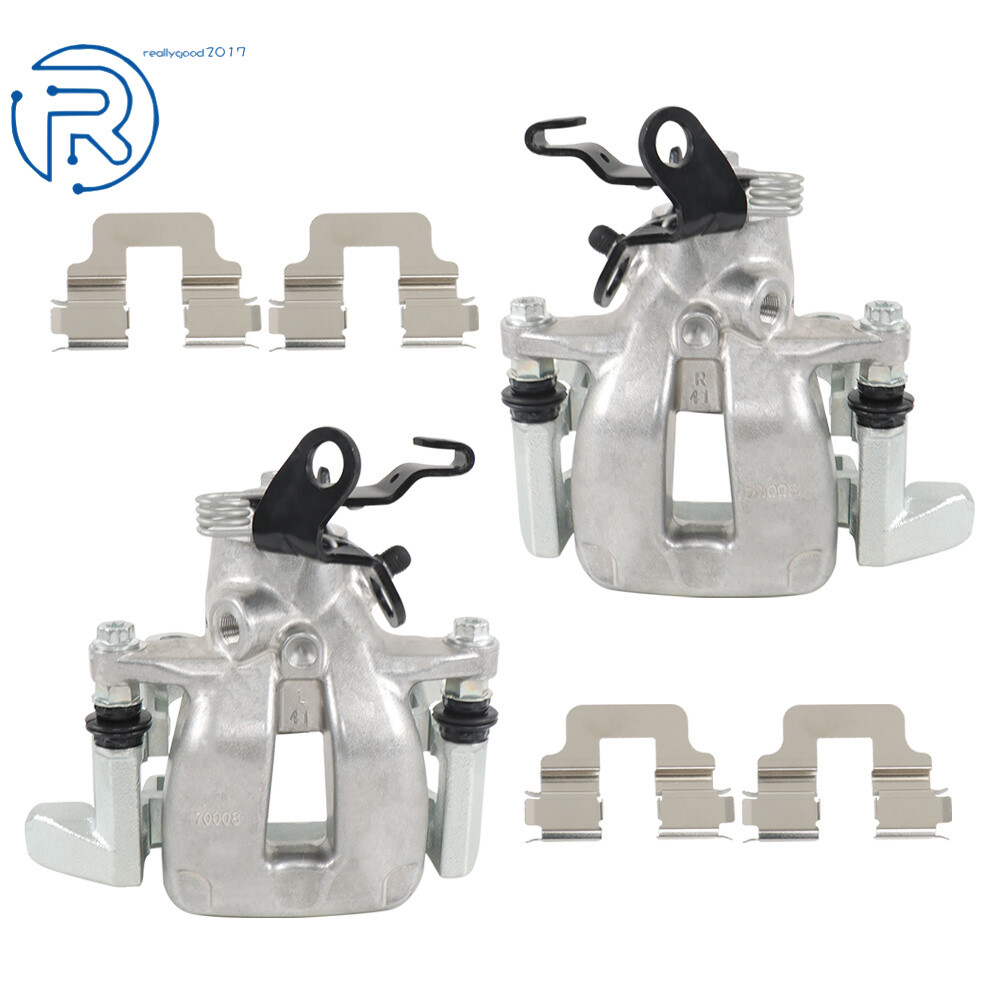 Rear Brake Calipers w/Bracket For 2006-2008 Audi A3 2005-2010 Volkswagen l5 2PCS