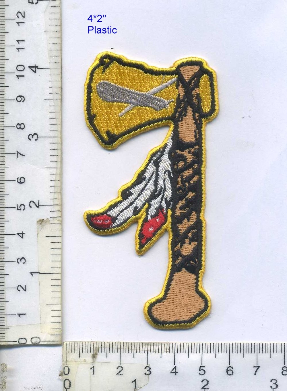 US Navy Tactical Tomahawk Cruise Missile Hatchet Ax Weapon Die-Cut Patch 2" x 4"