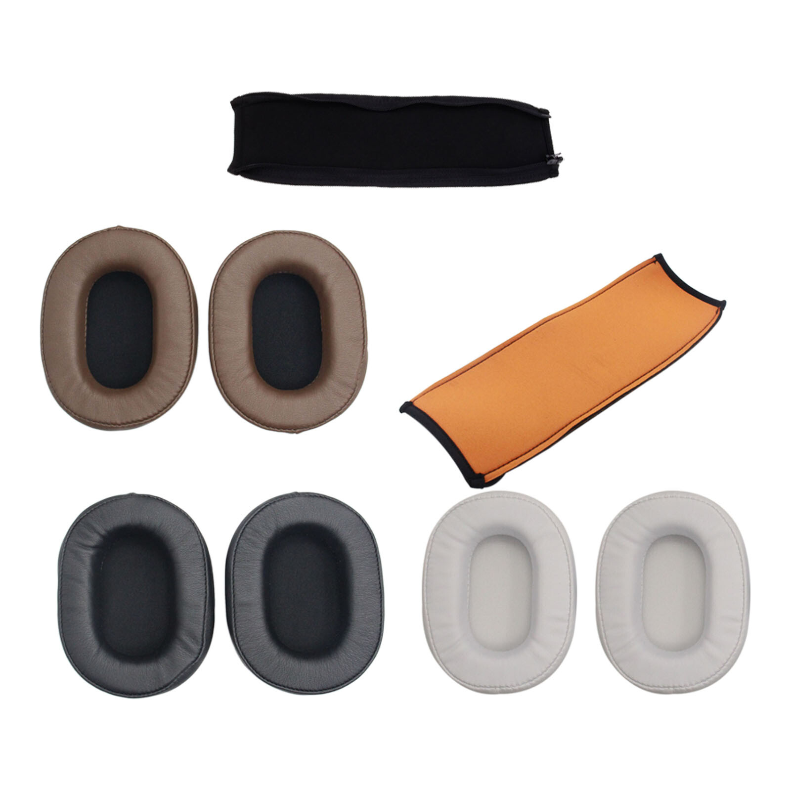 Ear Pads Head Band Replace For Audio-Technica ATH-MSR7 M50X M40X SX1 Headphone