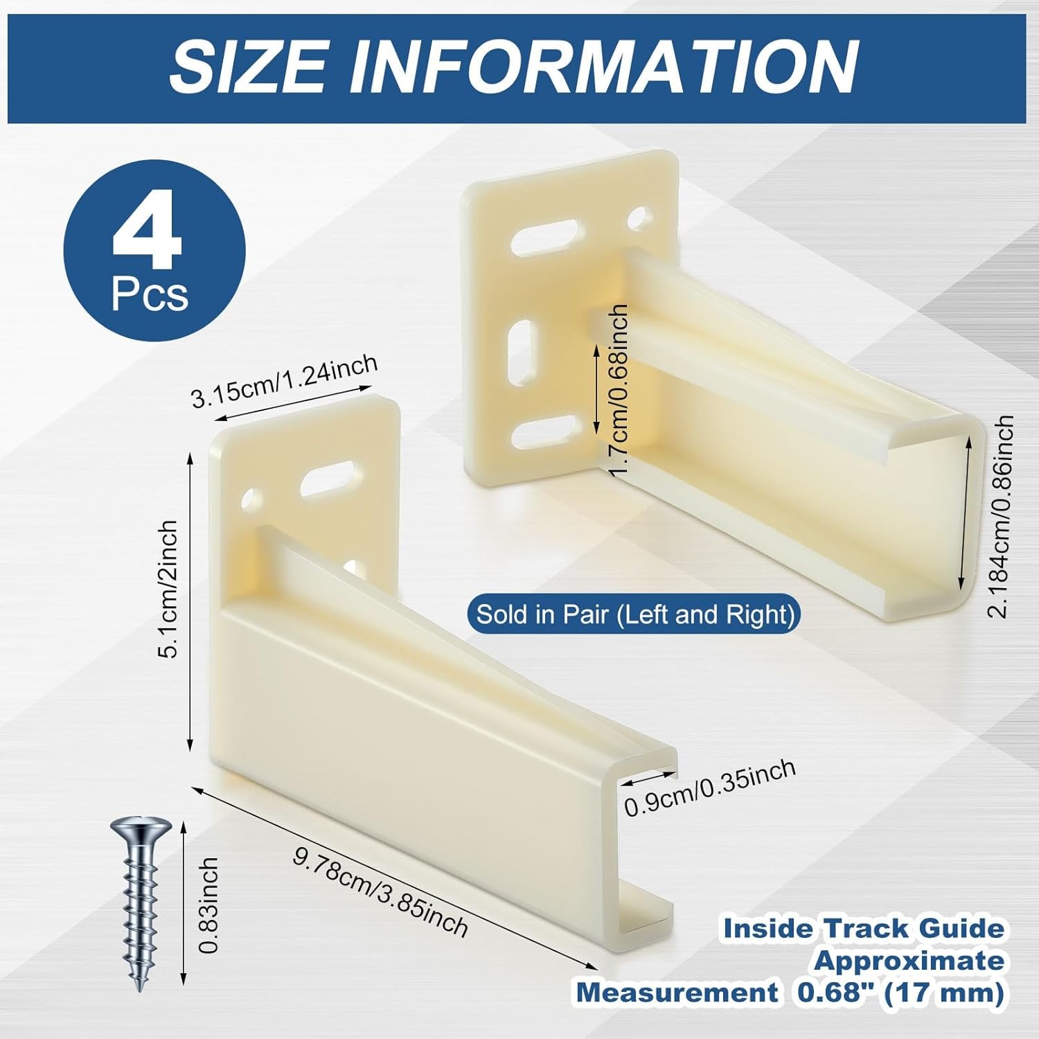 Rear Drawer Track Socket Backplate Mounting Bracket Durable Plastic