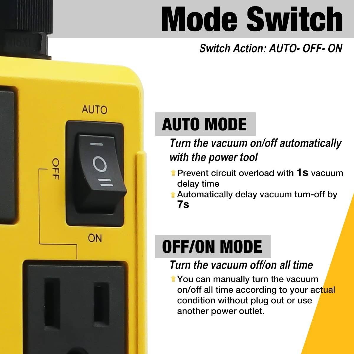 SENCTRL AVS2000 Automatic Vacuum Switch 120V 15A Dust Collector Power Tool New