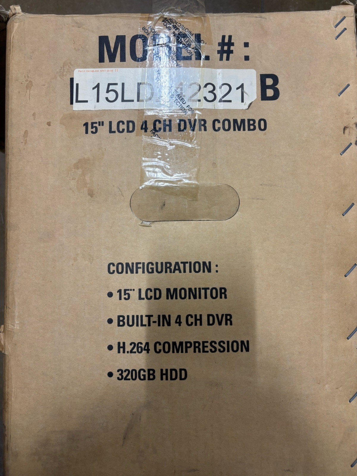 Lorex Model L15D242321 Built In 4channel DVR Combo
