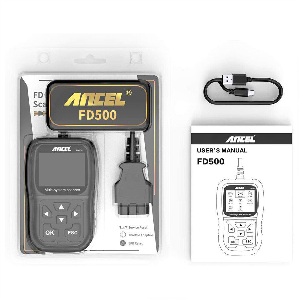 ANCEL FD500 Full System Scan Tool fit for Ford Lincoln Code Reader Obd2 Scanner