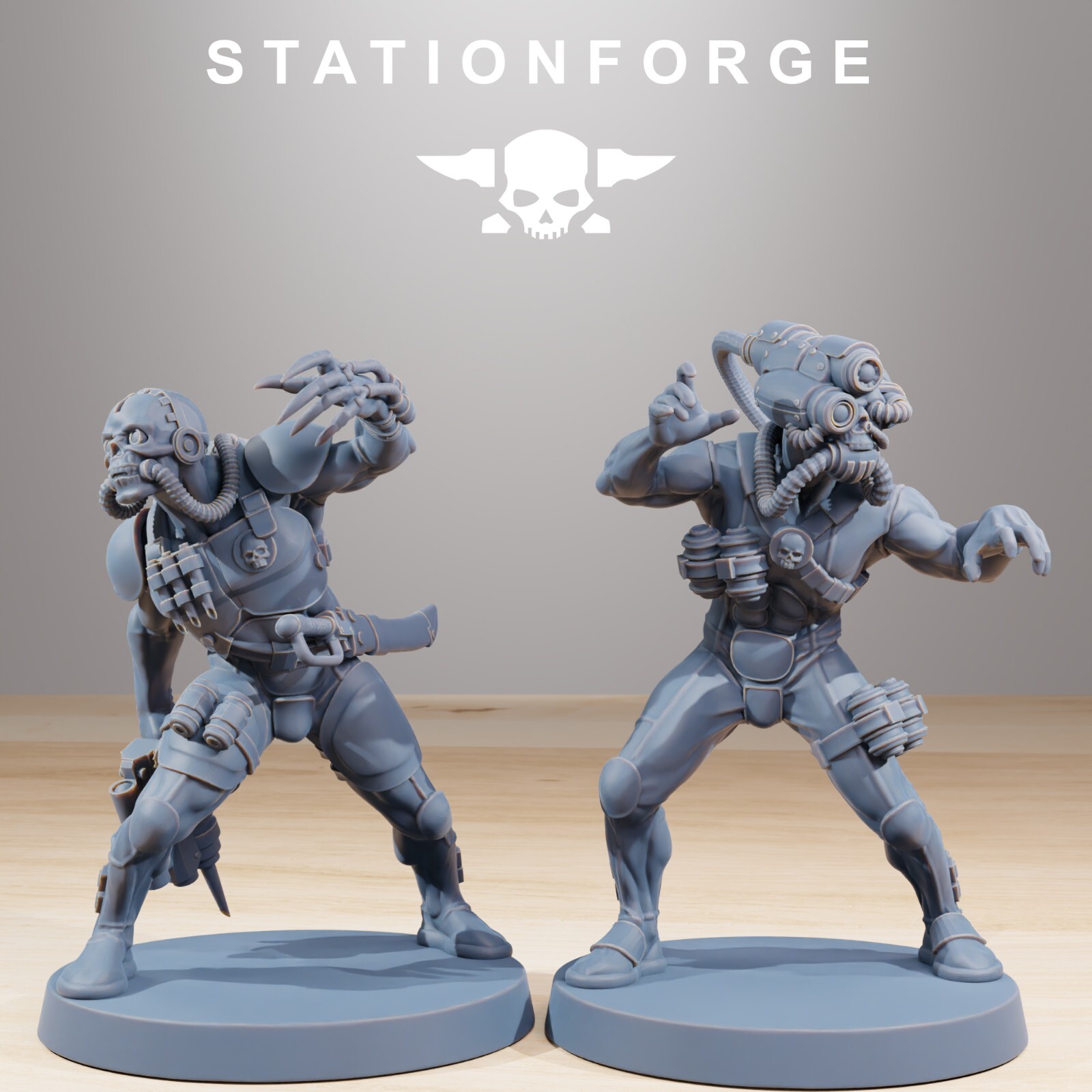 GrimCorp Bounty Hunters from Station Forge 32mm