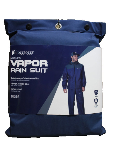 Frogg Toggs VAPOR  Rain Suit Size M/LG  breathable waterproof wind resistant