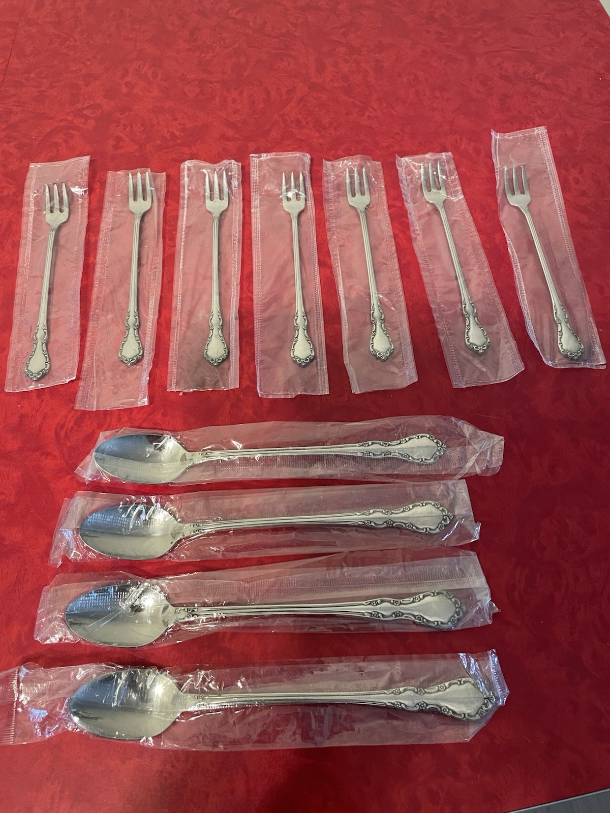 Oneida MANSION HALL Cocktail Forks/Iced Teaspoons
