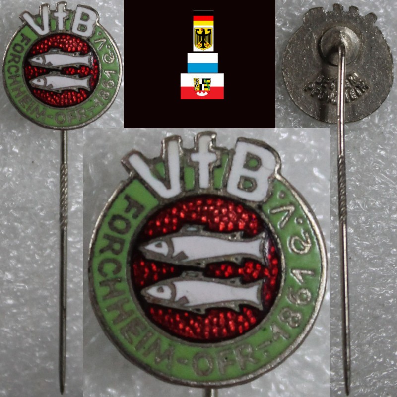 Football handball pin DFB BFV DHB Upper Franconia * VfB Forchheim 1861 e.V.