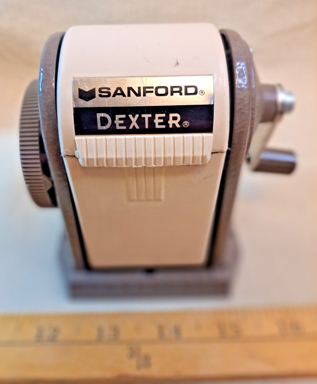 Vintage Sanford Dexter No. 2 Pencil Sharpener Crank Mountable Works
