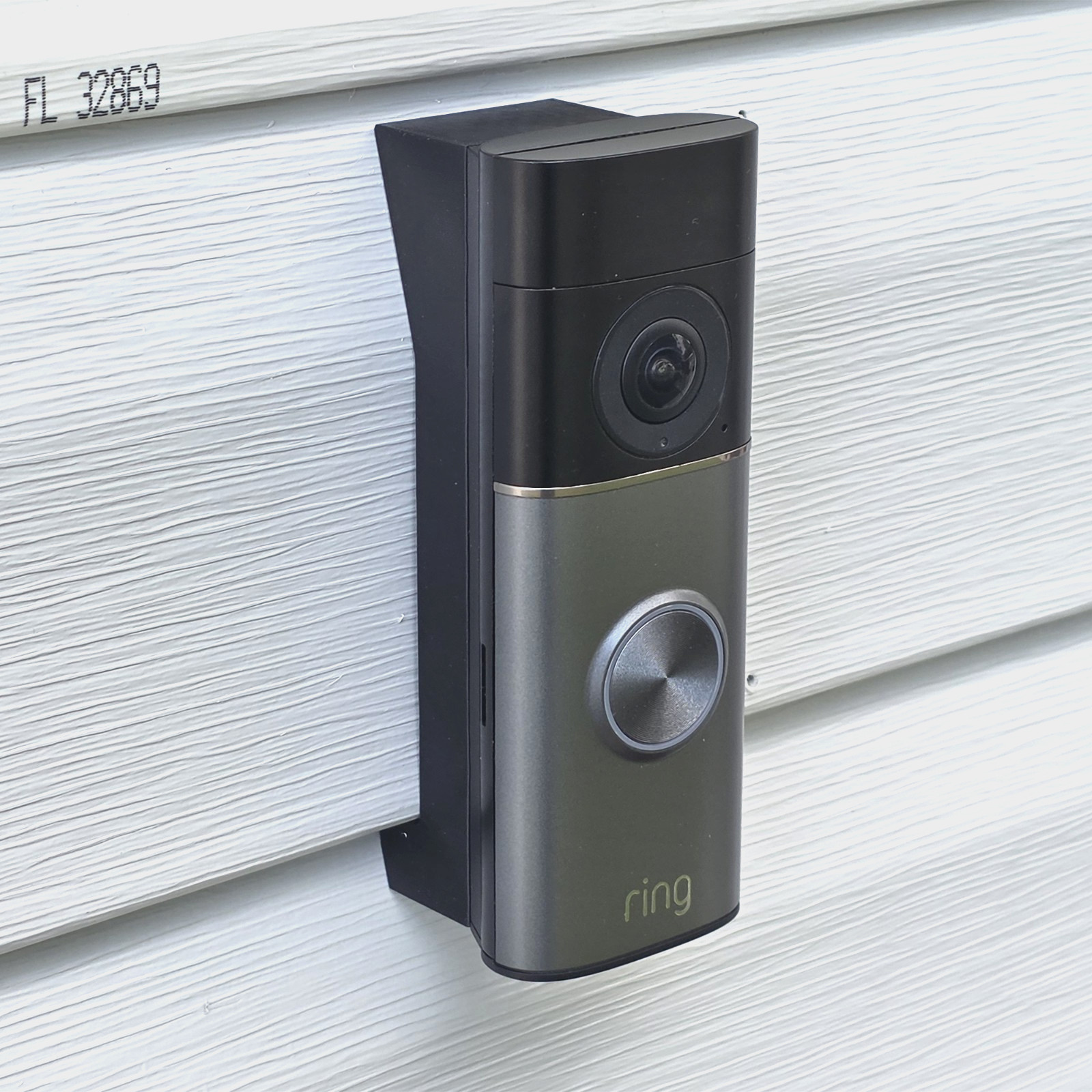 Ring Battery Doorbell Pro new model Retinal 4K Dutch Lap 5 Siding Mount Bracket