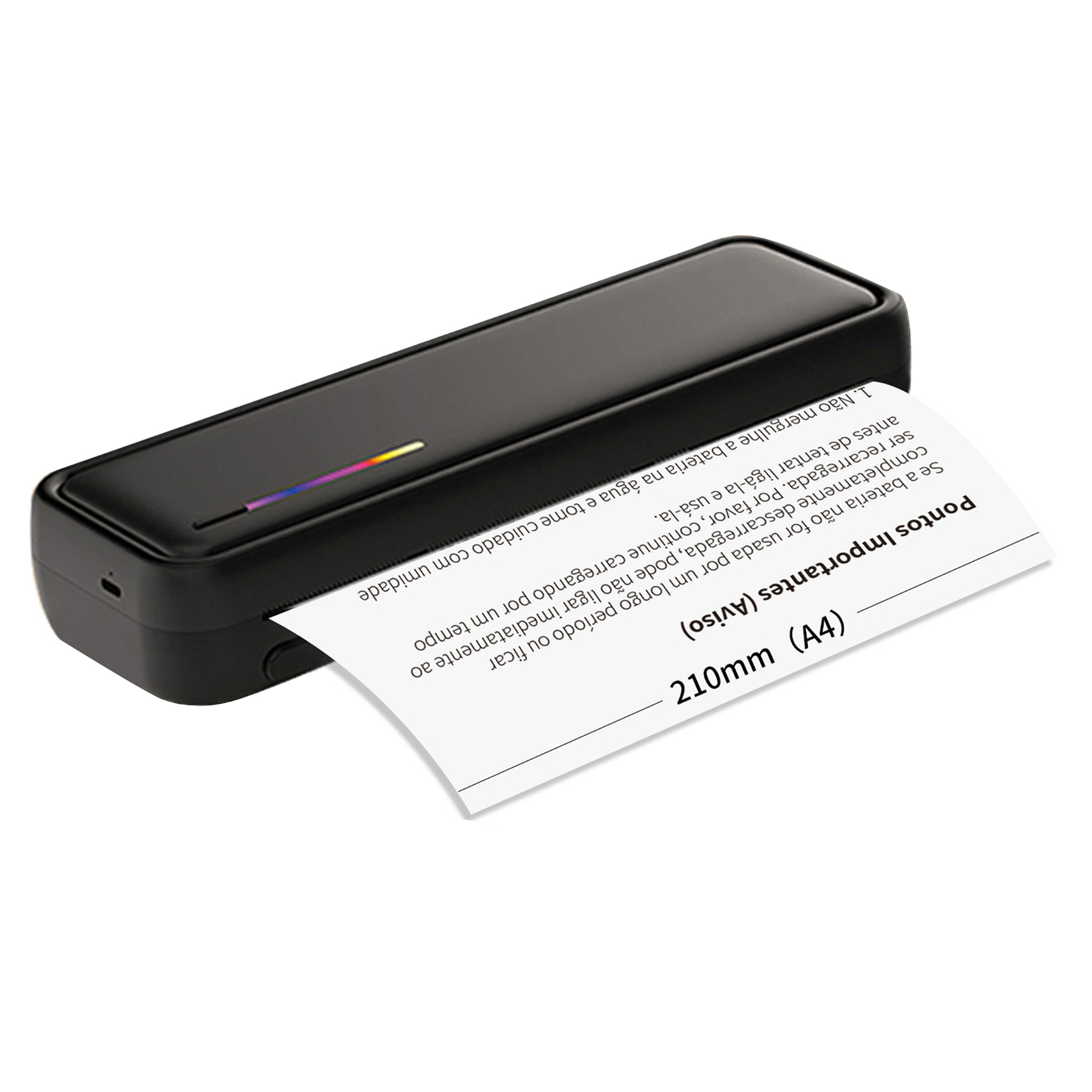A4 Portable Paper Printer Thermal Printing   Connect Compatible S0B6