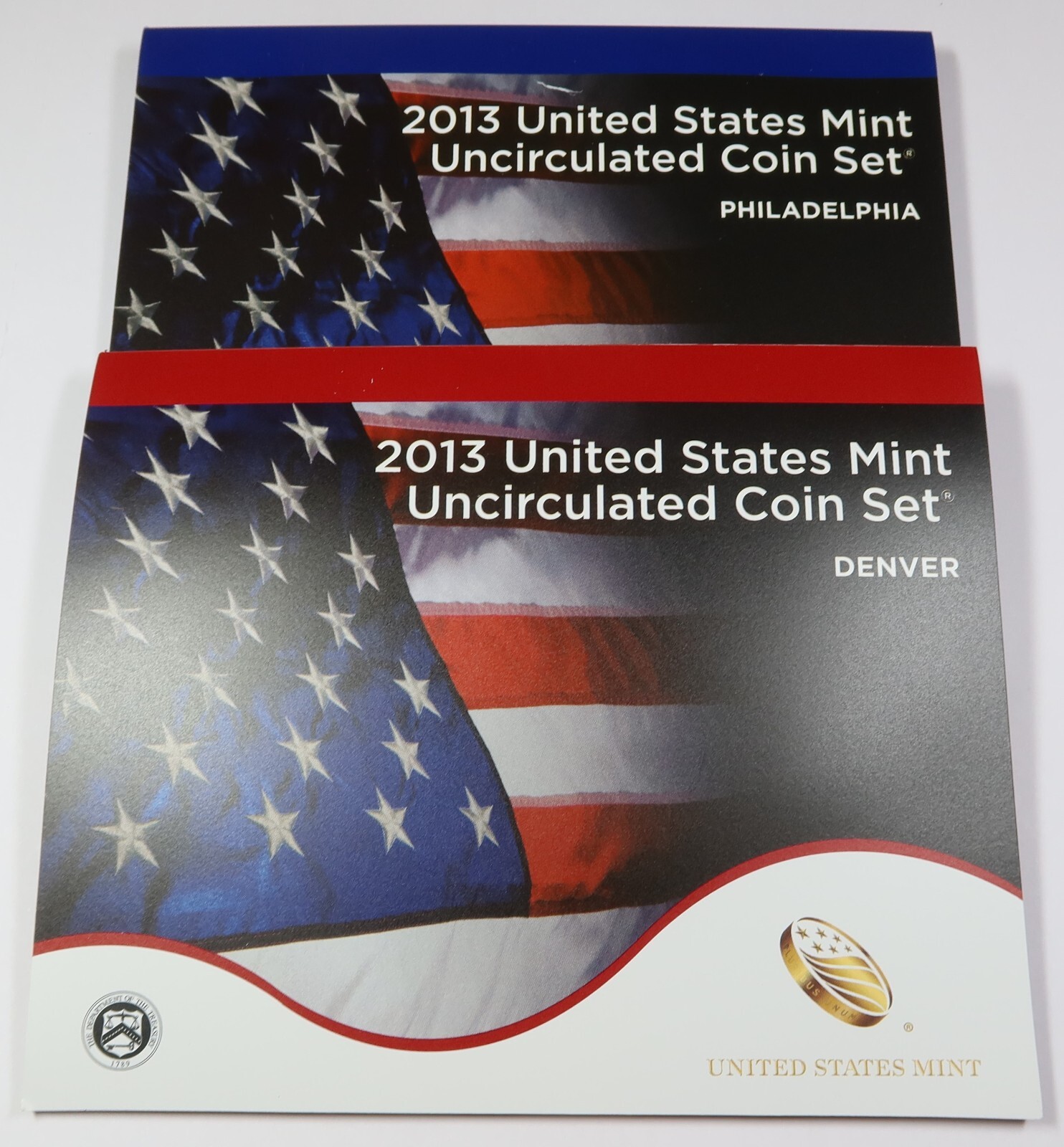 2013 P&D BU - US Mint Uncirculated UNC Clad Complete 28 Coin Set #45969Y