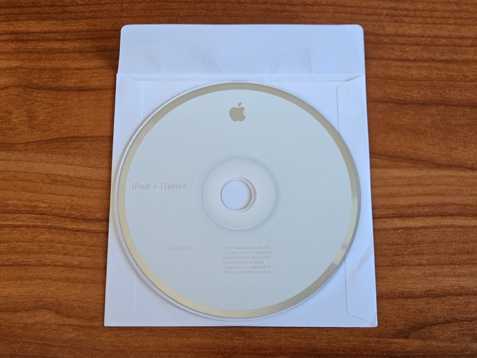 Apple iPod & iTunes Installation CD-ROM – Original Software Disc