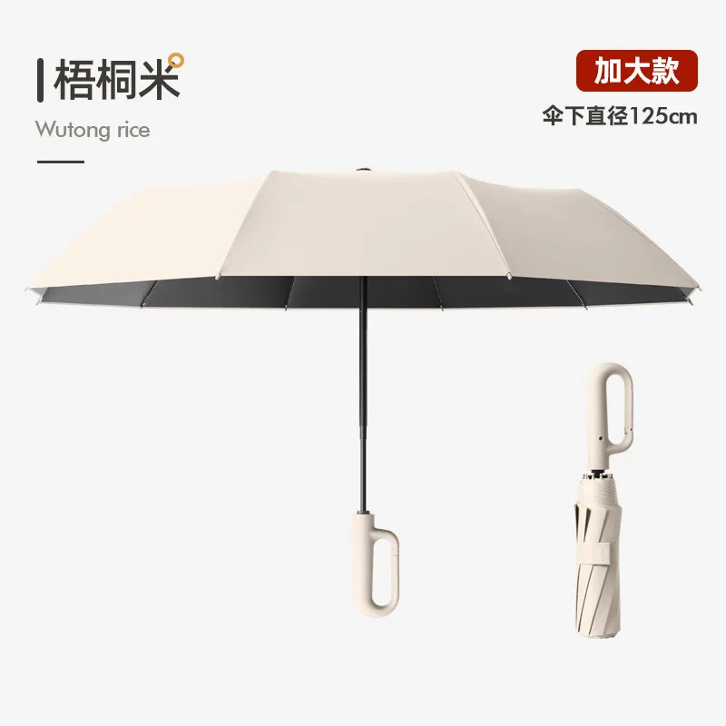 Strong Windproof Automatic Umbrella 72 Bones Sunshade UV Protection Folding Men'