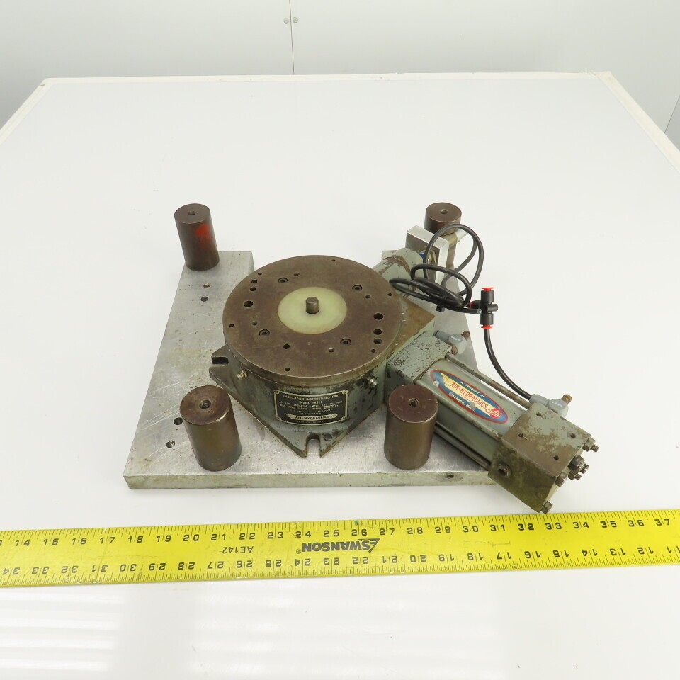 Air Hydraulics 7" Pneumatic Rotary Index Table With Sensor