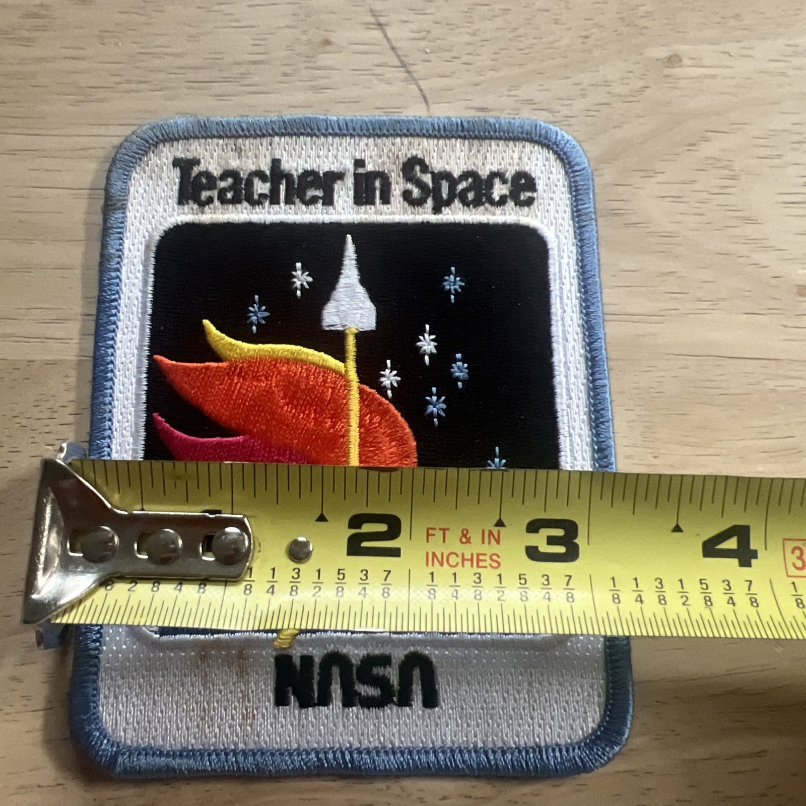 NASA “Teacher In Space” Shuttle Mission Patch. VTG