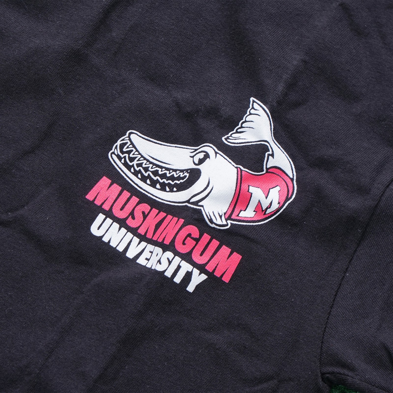Muskingum University Fighting Muskies NCAA Champion Men's Black T-Shirt