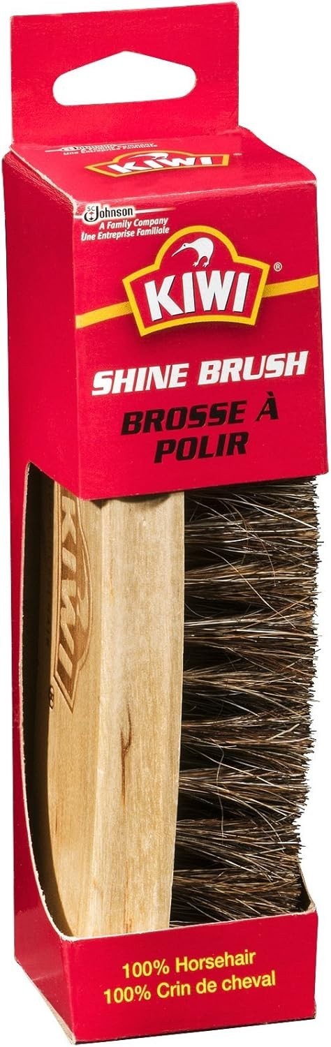 3 Pack Kiwi 70309 Leather Shine Brush