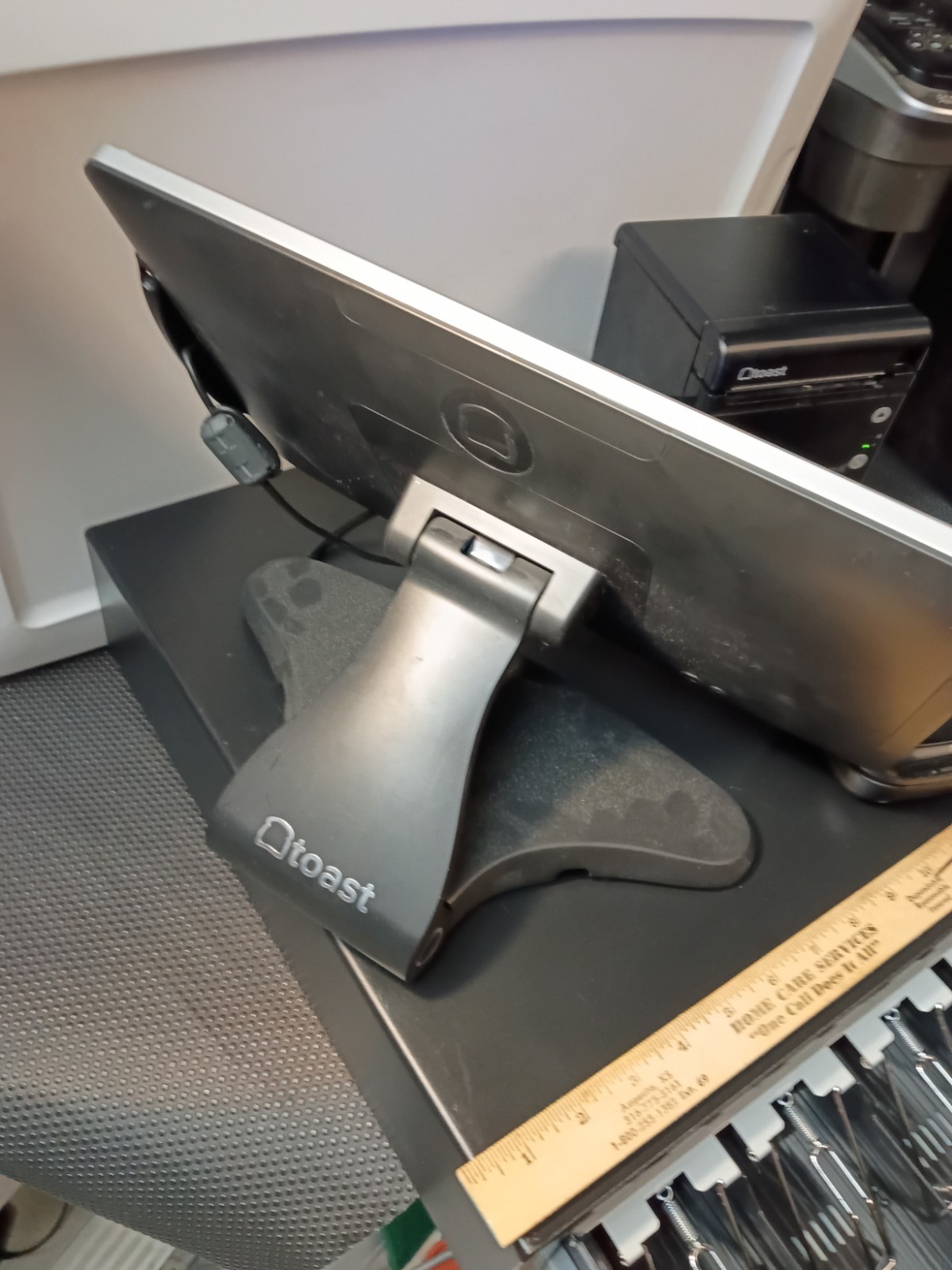 Complete Toast System - Toast Flex POS Screen, Cash Drawer, Printer, CC Swipe