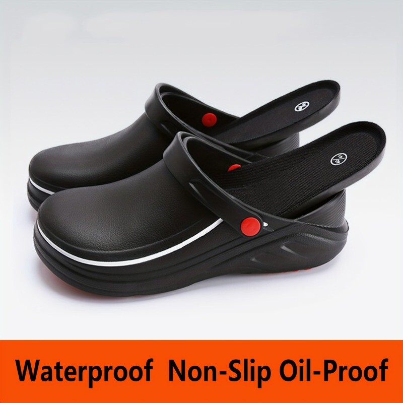 Oil Resistant Non Slip Work Shoes Shoes Cushion Chef Shoes Safety Water Kitchen