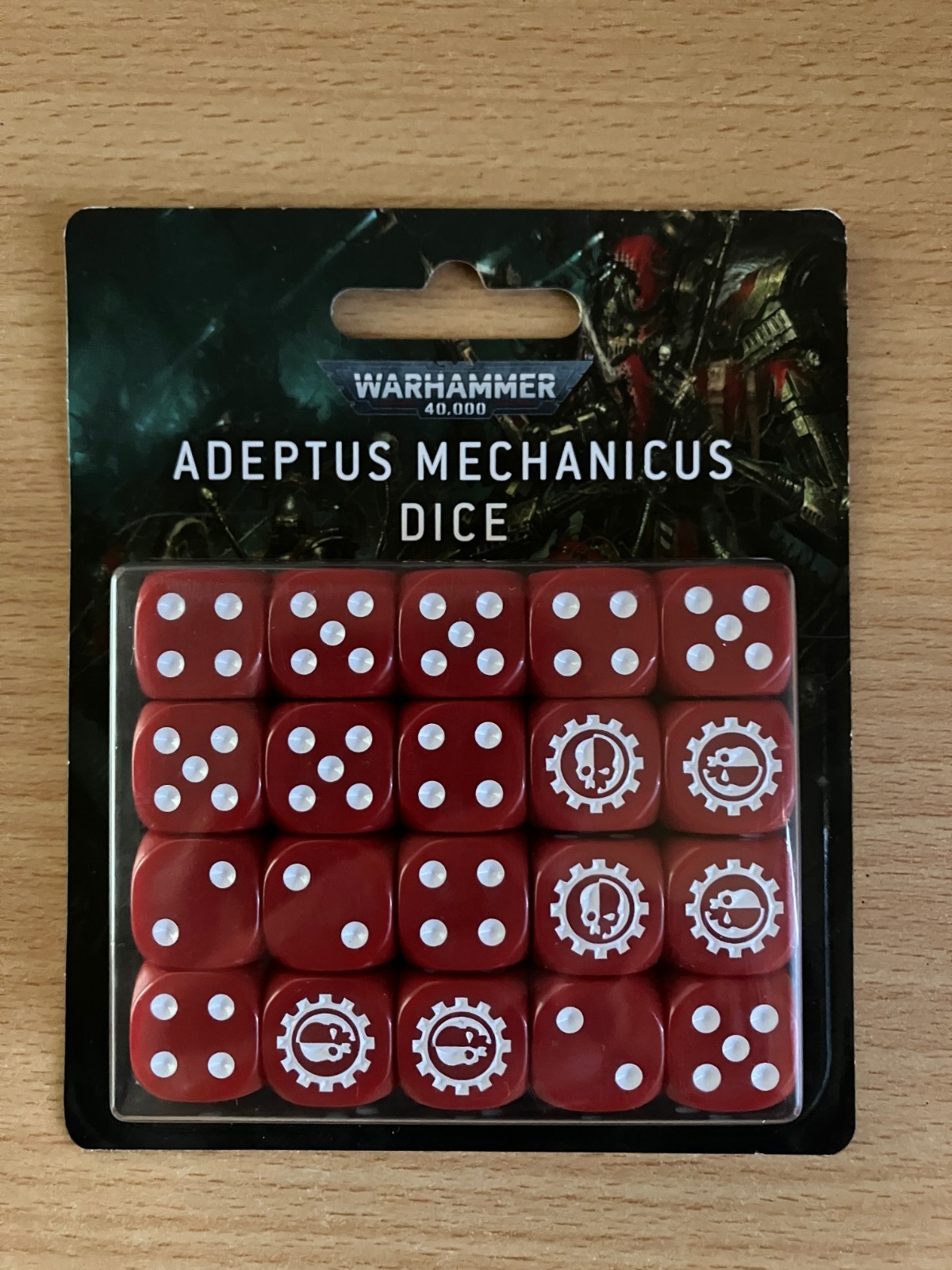 Games Workshop Warhammer 40K Adeptus Mechanicus 20 x 16mm Dice 2021 59-07 BNIB