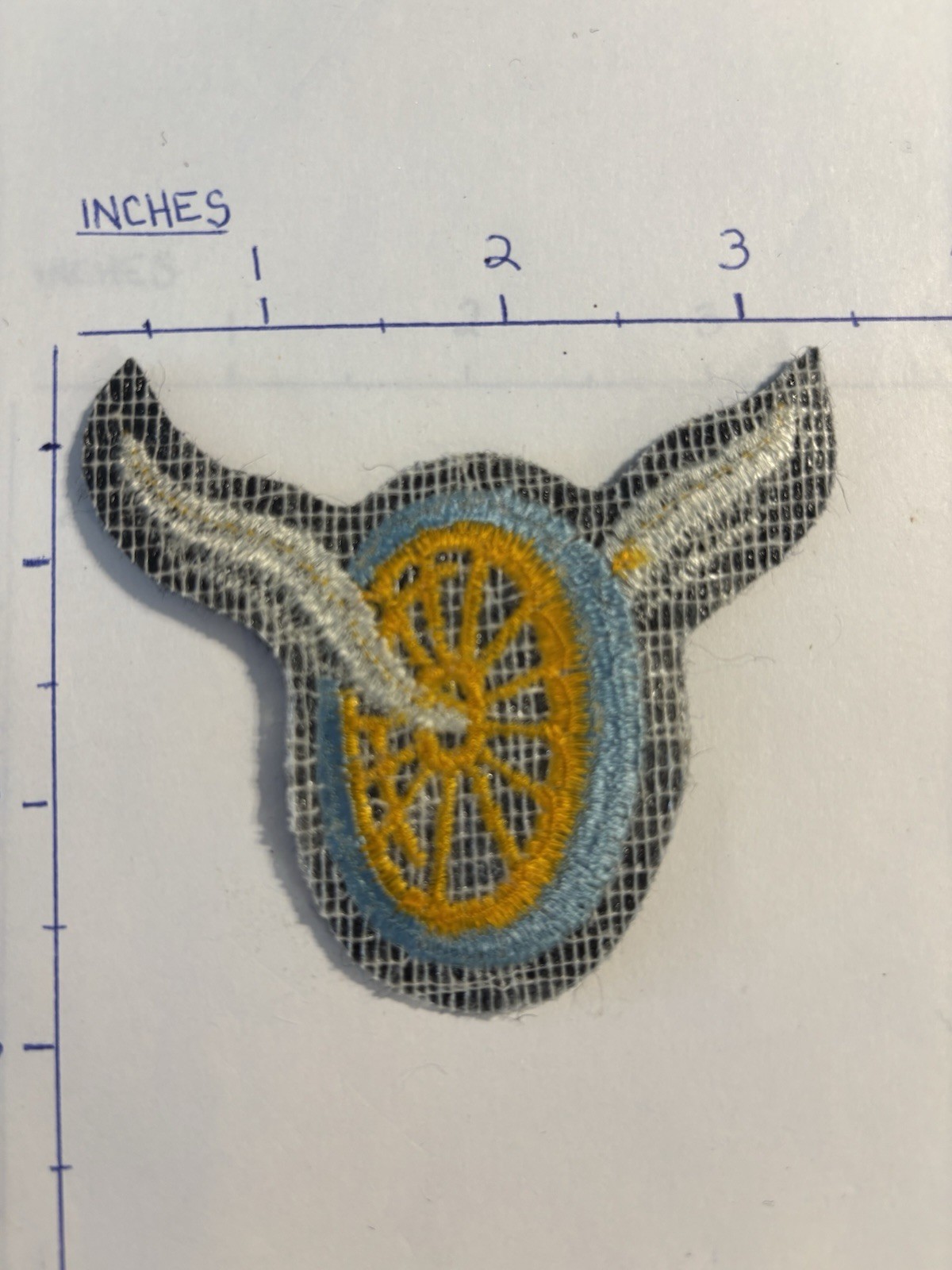 Department Traffic Motorcycle Wings & Wheel Patch