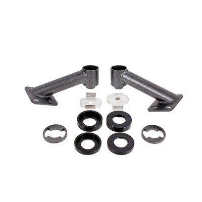 BMR Suspension CB005H, Kit Cradle Bushing Lockout Rear Subframe Tubular Black