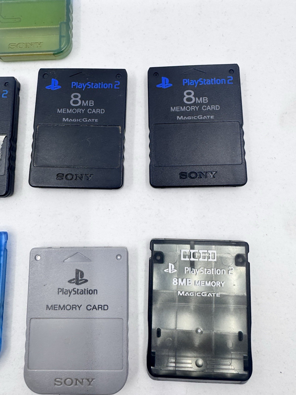 PlayStation Memory Card Lot (9 Memory Cards)