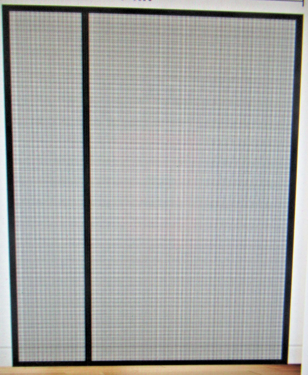 LIAMST 70 X 80" Sliding Magnetic Screen Door with Track Closure KIT 186206