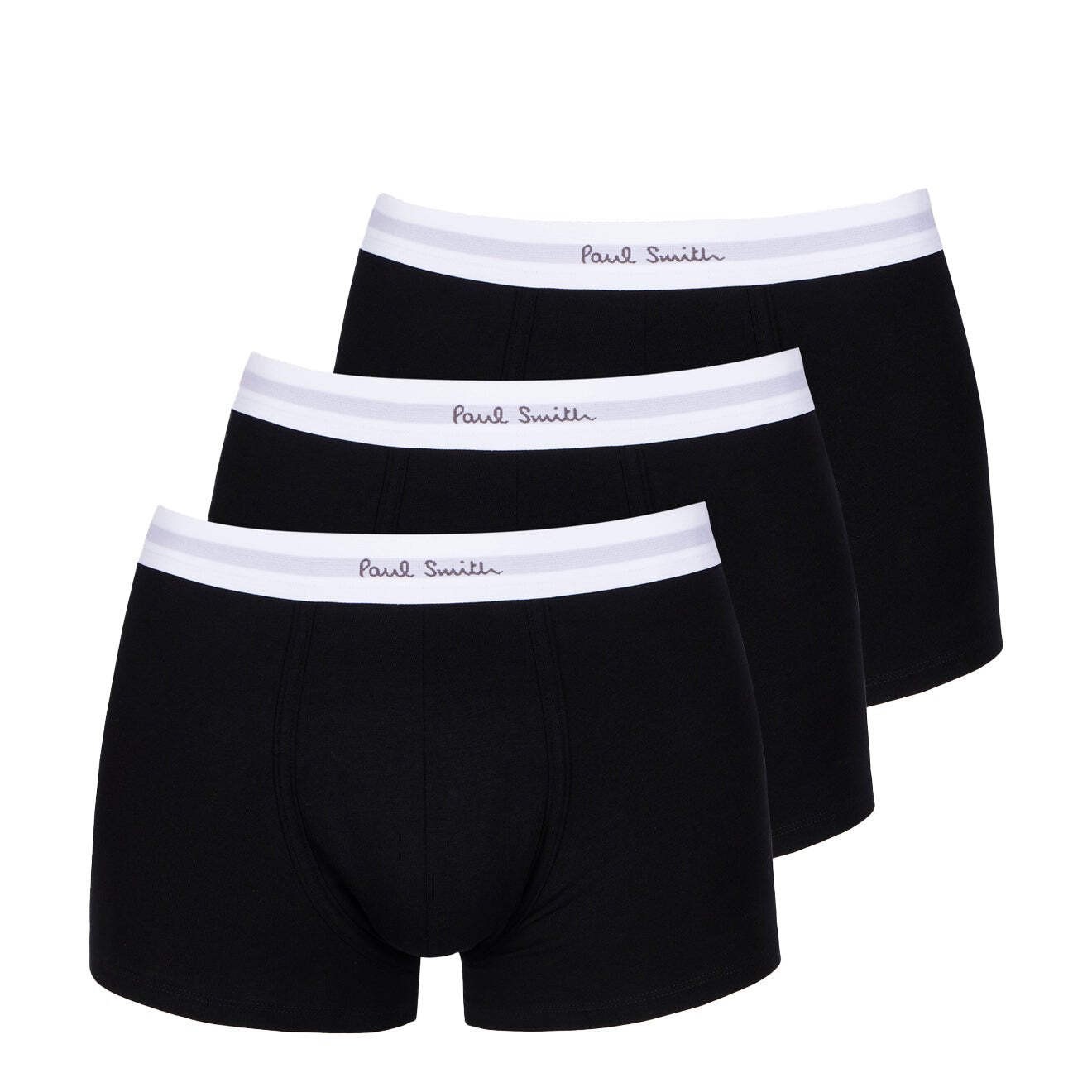 Paul Smith Trunks Three Pack White Band Black