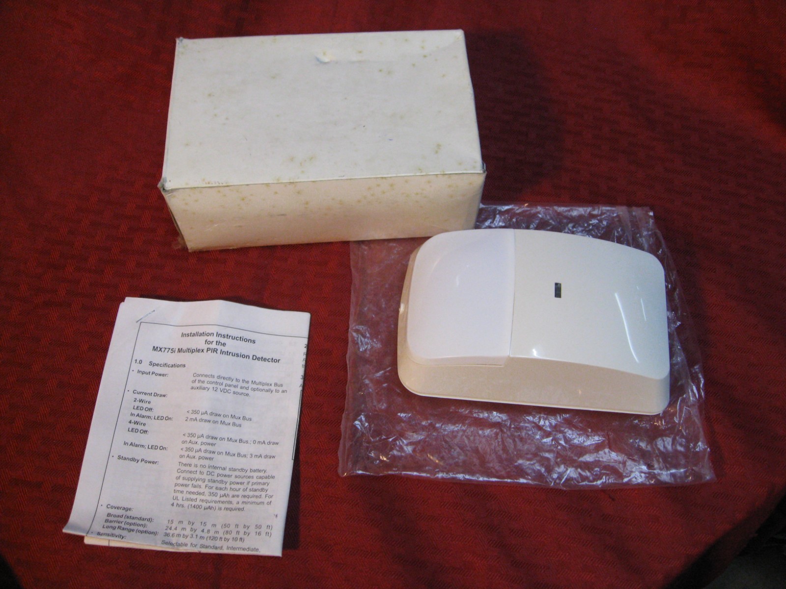 Bosch MX775I  MUX Commercial Alarm Multiplex PIR Intrusion Detector  New in Box