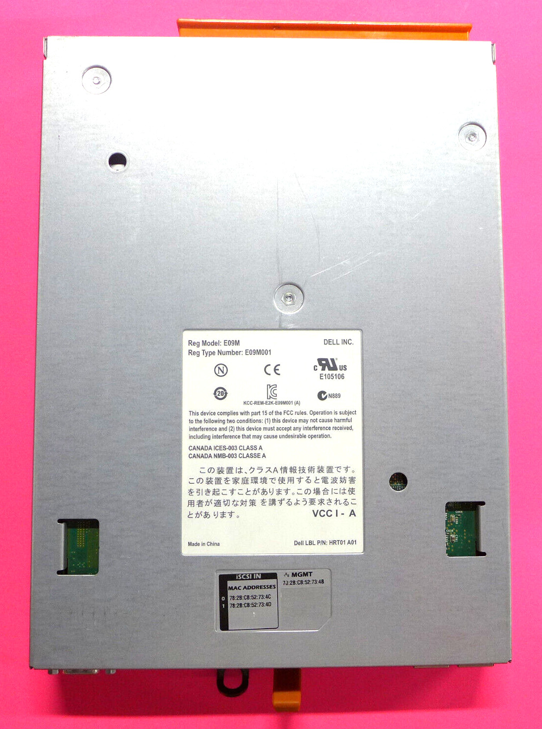 Genuine Dell EqualLogic E09M Control Module GJ51T