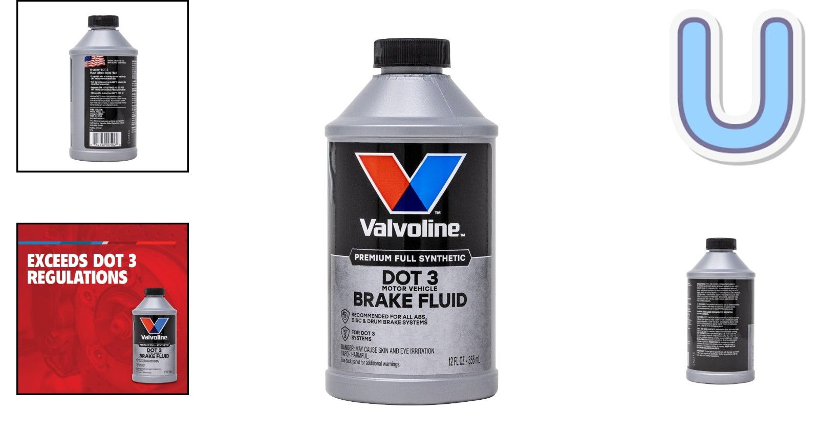High-Performance 12oz DOT 3 Brake Fluid for Optimal Braking Protection & Safety