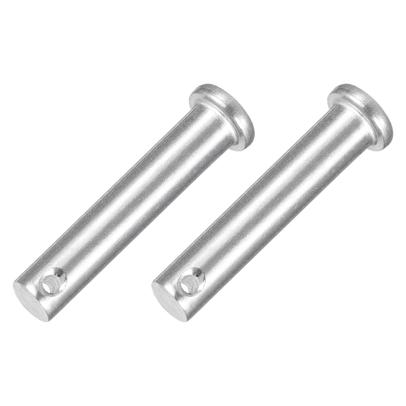uxcell 2Pcs 3/8" x 2" Single Hole Clevis Pins, 304 x 2", Silver