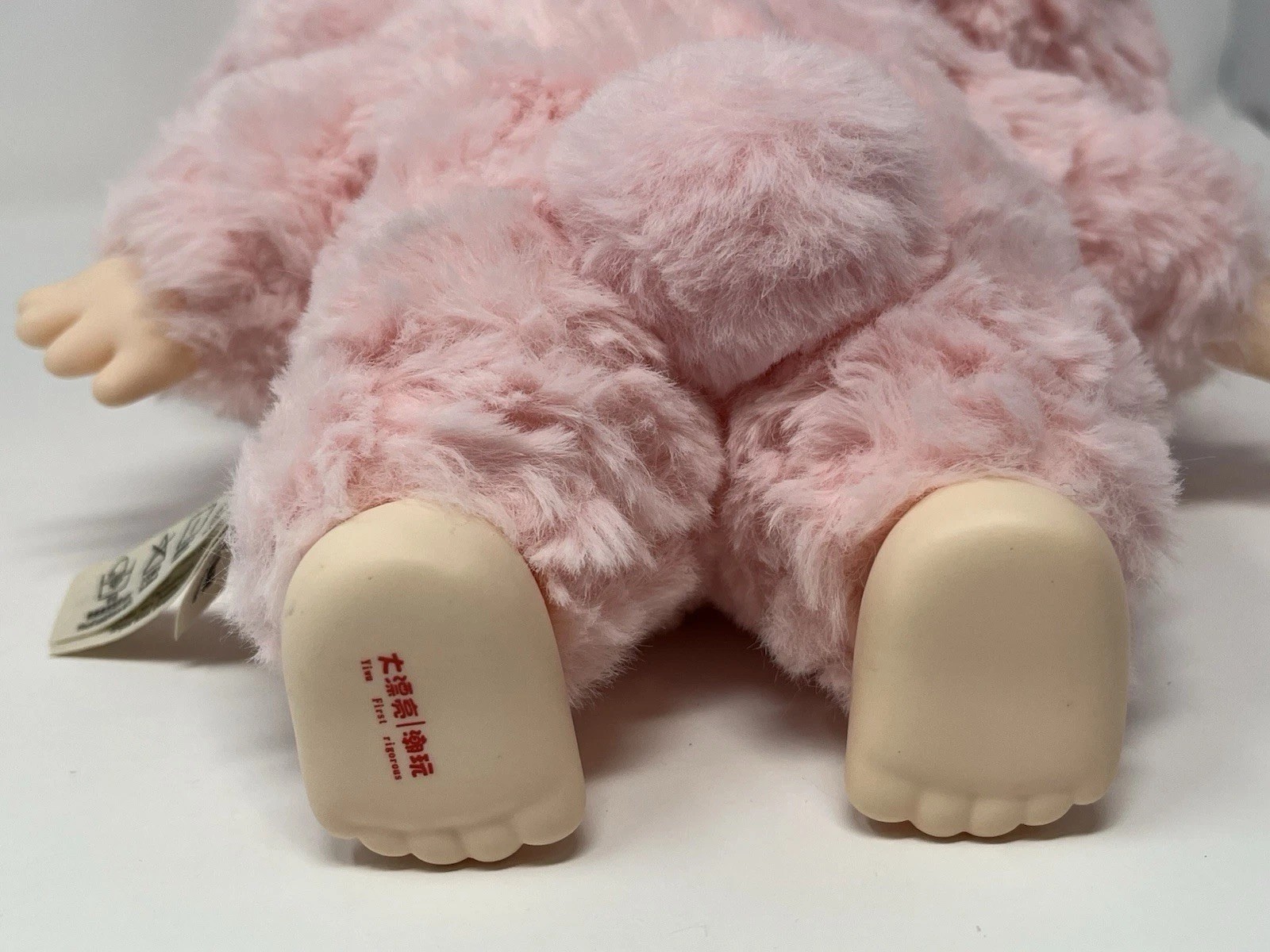 BB3 Baby Three 400% Big Baby Plush Doll Pink Bunny Red Bow Boba Eyes Rare No Box