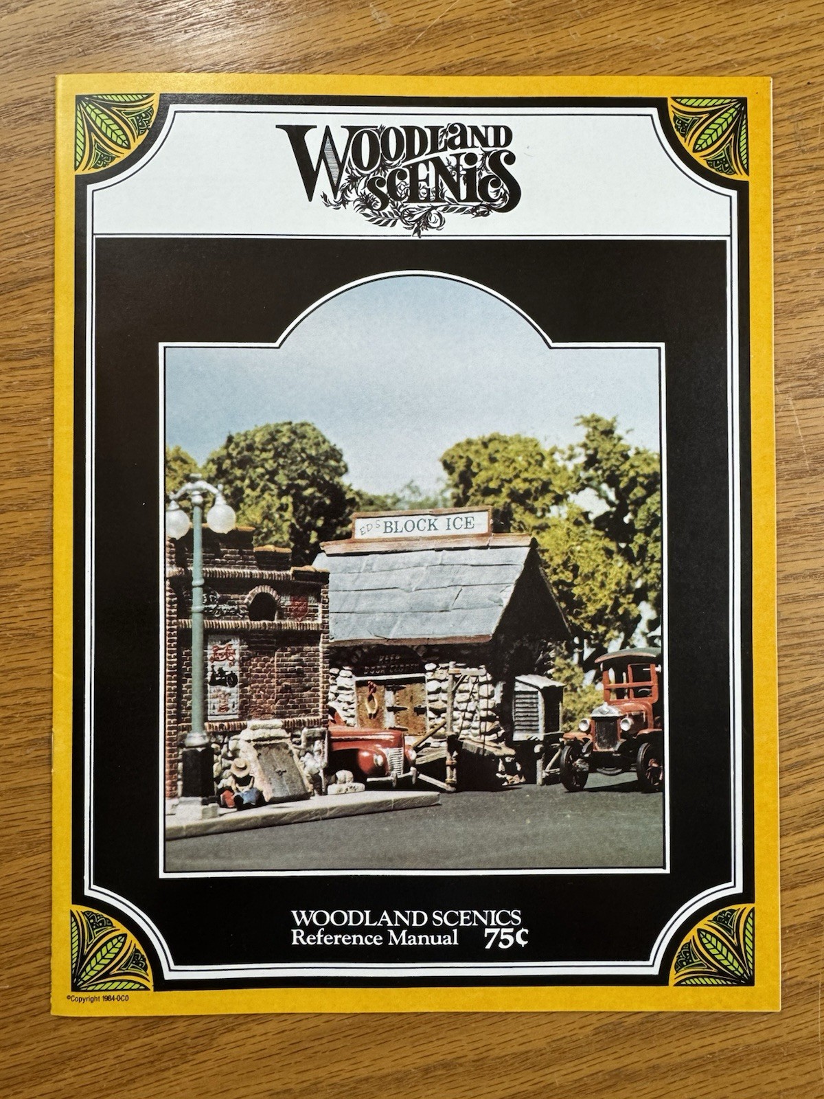 1984 Woodland Scenics Reference Manual Catalog Magazine 4 Model Railroad Layouts