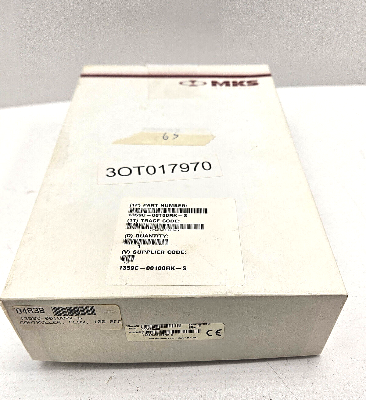 MKS Instruments 1359C-00100RK-S MASS FLOW CONTROLLER