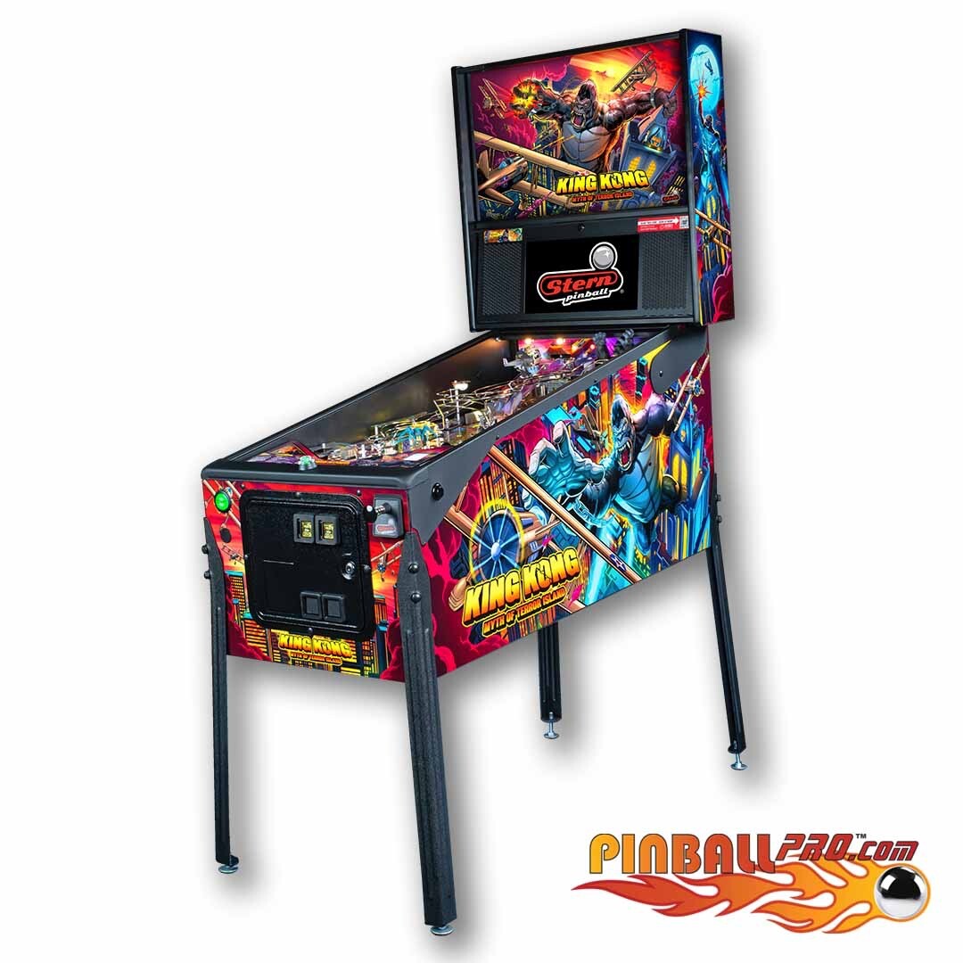 NIB King Kong Myth of Terror Island  Premium Pinball  Authorized Stern Dealer