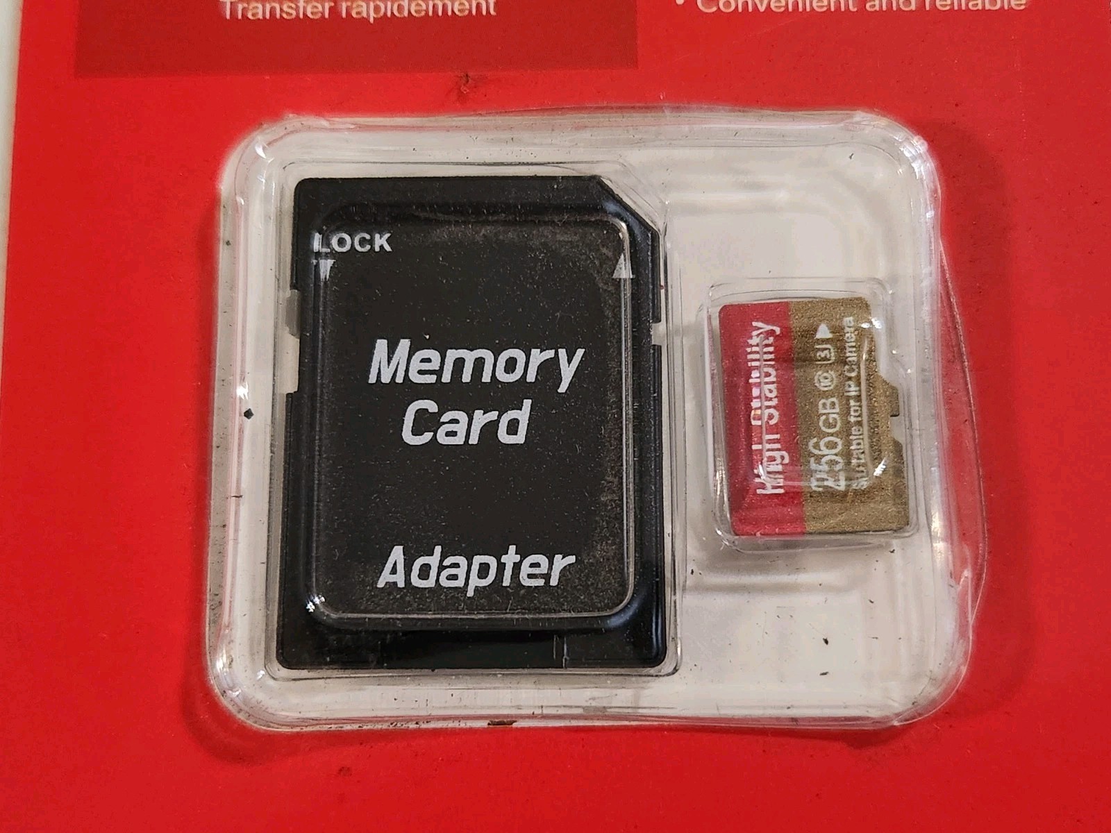 Memory Card 256 GB MicroSD Card with Adapter